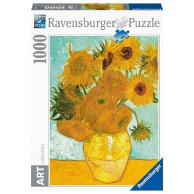 Ravensburger - Puzzle Van Gogh vaza cu flori 1000 piese design nou Ravensburger - 1